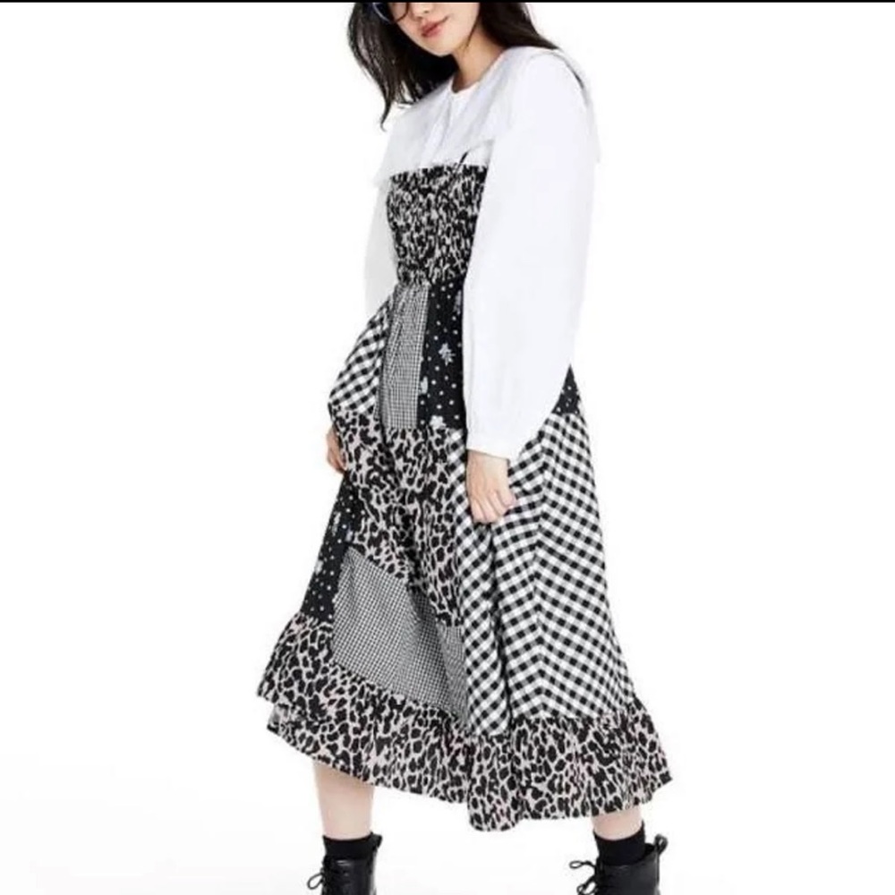 Sandy Liang Poplin patchwork Dress - Picture 11 of 11